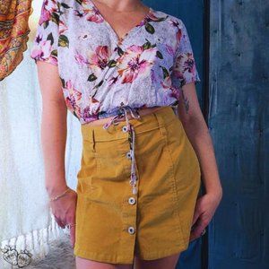 Corduroy Velveteen Skirt ~